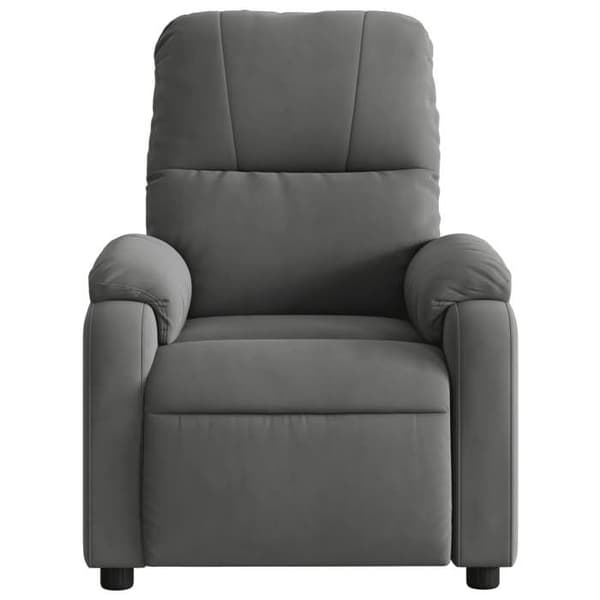 Maison Exclusive - Grått mikrofiberfåtölj med lutning