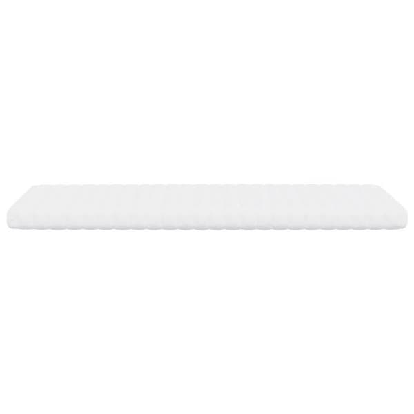 Maison Exclusive - Vit skummadrass 90x200 cm 7 zoner hårdhet 20 ILD