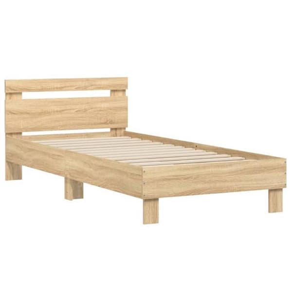 Maison Exclusive - Sengestel uden madras med hovedgærde 90x200 cm