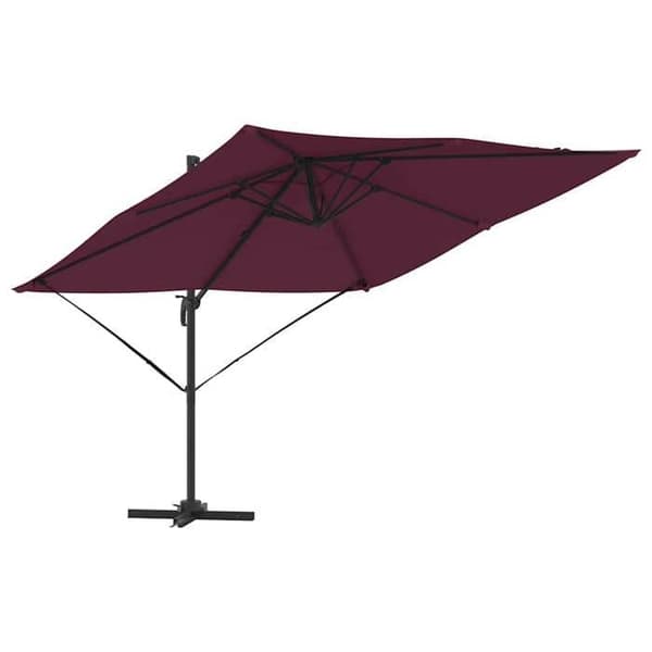 Maison Exclusive - Parasol Roma Rektangulär 286 x 284 x 265 cm Röd