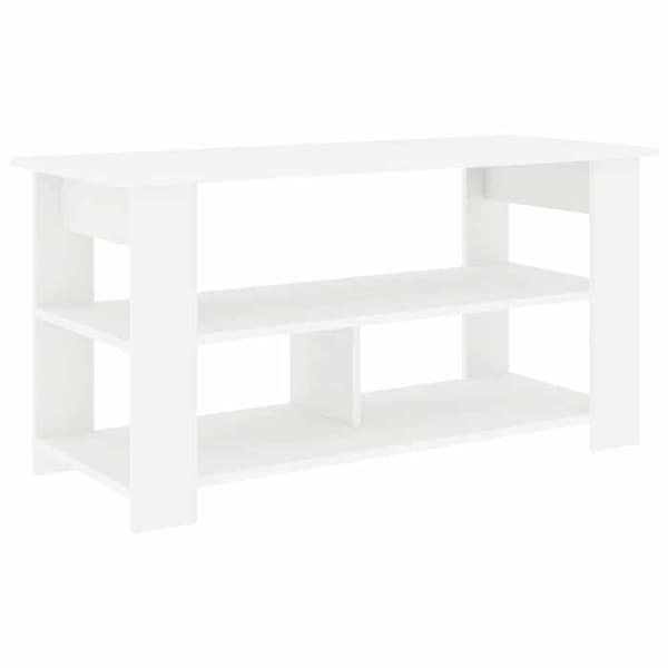 Maison Exclusive - Valkoinen televisioteline 100 x 40 x 50 cm