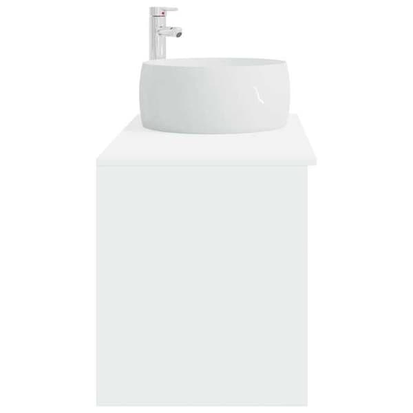 Maison Exclusive - Badmöbelset 2 delar Vit