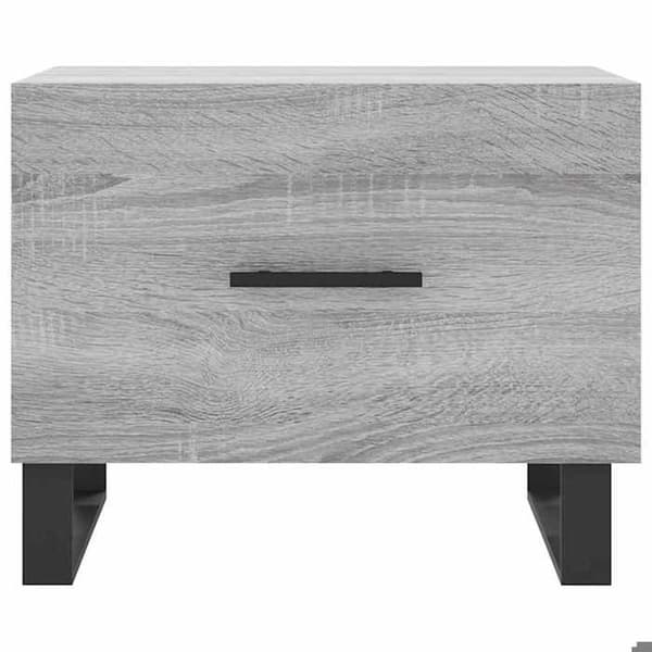 Maison Exclusive - Soffbord Sonoma grå 50x50x40 cm Ingenjörsträ grå