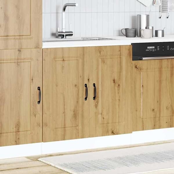 Maison Exclusive - Lavt skab til vask Kalmar egetræ håndlavet ingeniørtræ
