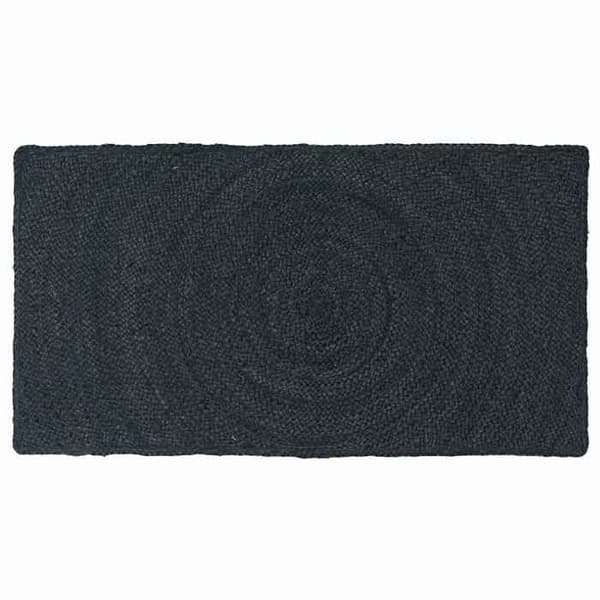 Maison Exclusive - Tummanharmaa pinta-matto 60 x 110 cm Jute