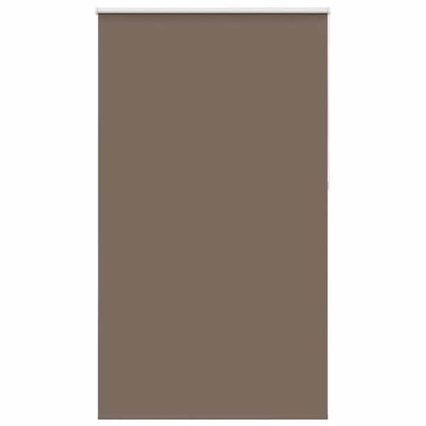 Maison Exclusive - Rullgardin mörkläggande kaffe 125x210cm tygbredd Kaffe