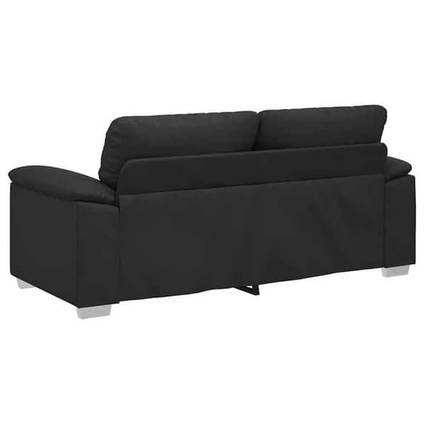 Sofa 2 pladser - MAISON EXCLUSIVE - 180x81x84 cm - Sort - Syntetisk læder - Bredde armlæn Sort