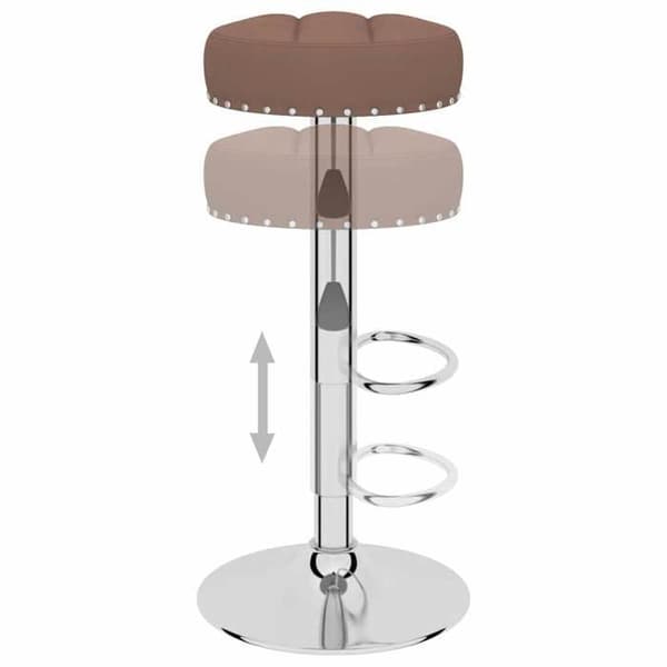 Maison Exclusive - Barstolar set om 2 brun tyg