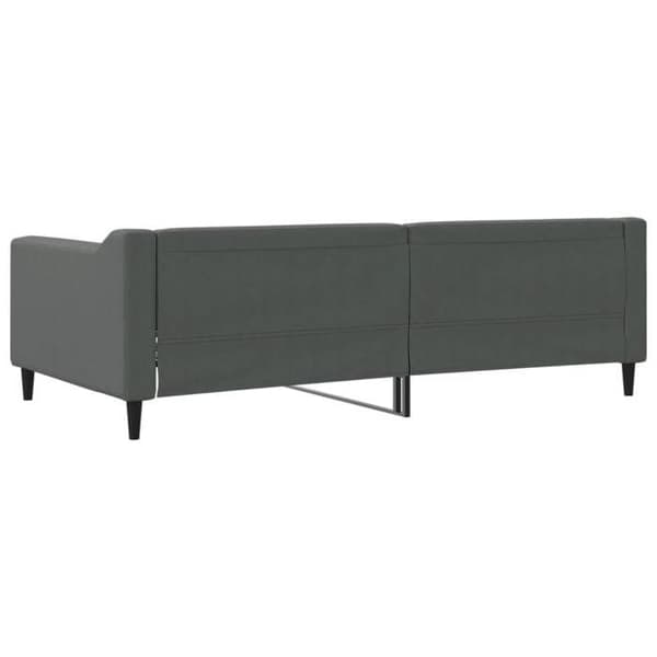 Maison Exclusive - Mörkgrå dagbädd 100x190 cm tyg
