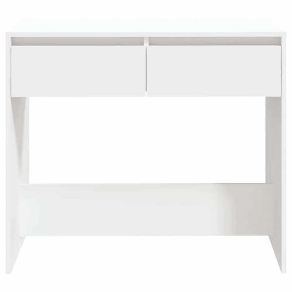Maison Exclusive - Konsolbord Hvid 89x41x76,5 cm Stål Vit