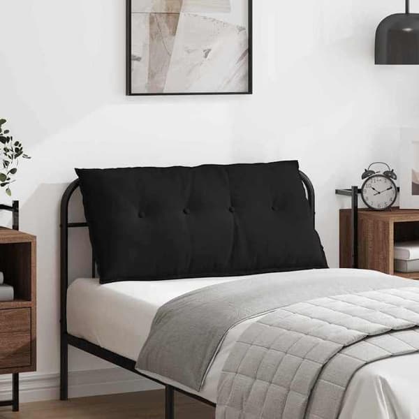 Maison Exclusive - Sort Rygpude 100 x 50 cm Mikrofiberstof