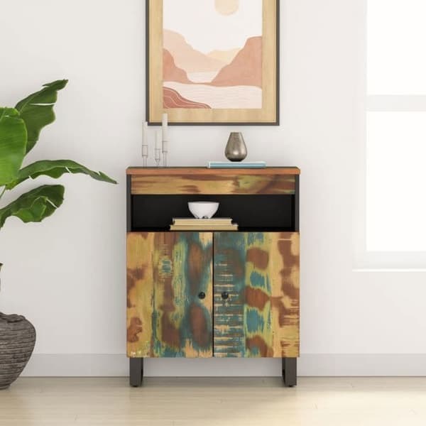 Maison Exclusive - Buffet med 2 døre 60x33x75 cm genbrugstræ