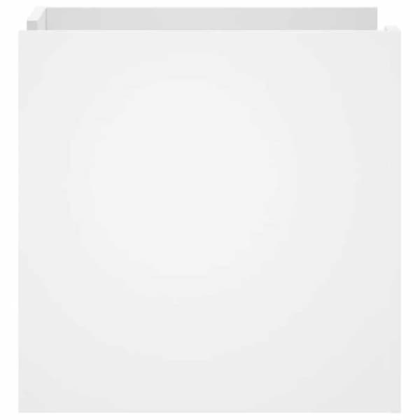 Maison Exclusive - Sängbord vit 45x50x50 cm ingenjörsträ