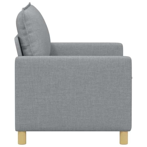 Maison Exclusive - Ljusgrå Soffa 126 x 81 x 87,5 cm