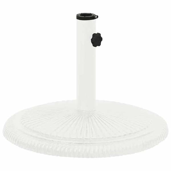 Maison Exclusive - Parasolfot Vit 45x45x30 cm Gjutjärn