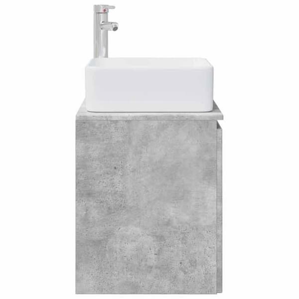 Exklusiv möbel - Väggmonterad handfat Vanity Grå betong 49,5 x 41 x 63 cm