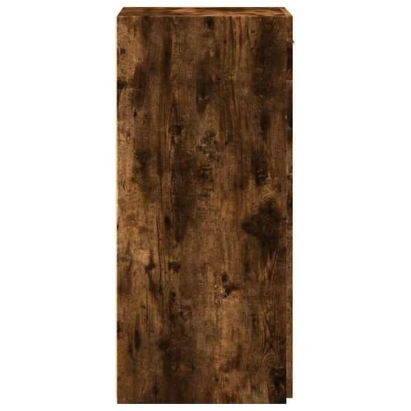 Maison Exclusive - Buffé ek rökig 45x42,5x93 cm ingenjörsträ