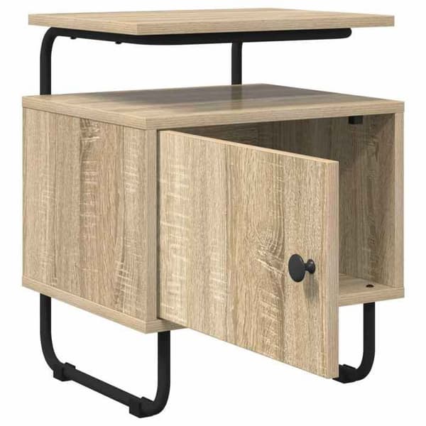 Maison Exclusive - Natbord 2 stk Sonoma Eg Ingeniørtræ
