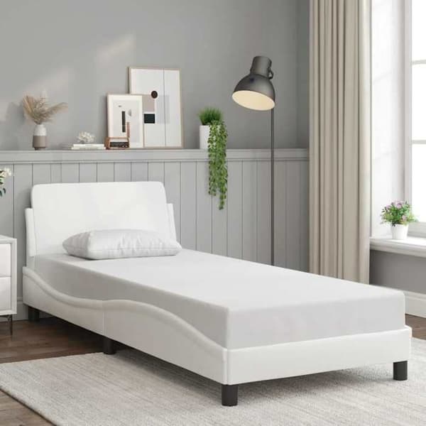 Maison Exclusive - Dover sängram vit 80x200 cm konstläder