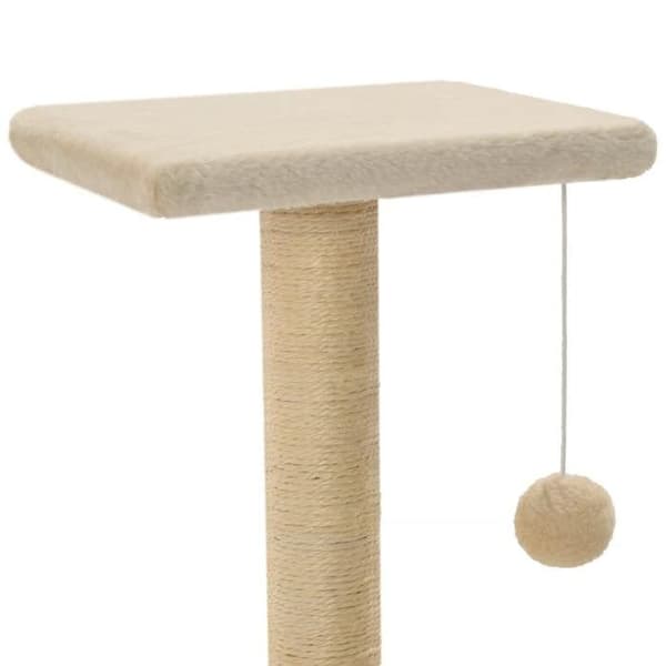 Maison Exclusive - Kattekradsetræ med sisal kløer 65 cm Beige beige