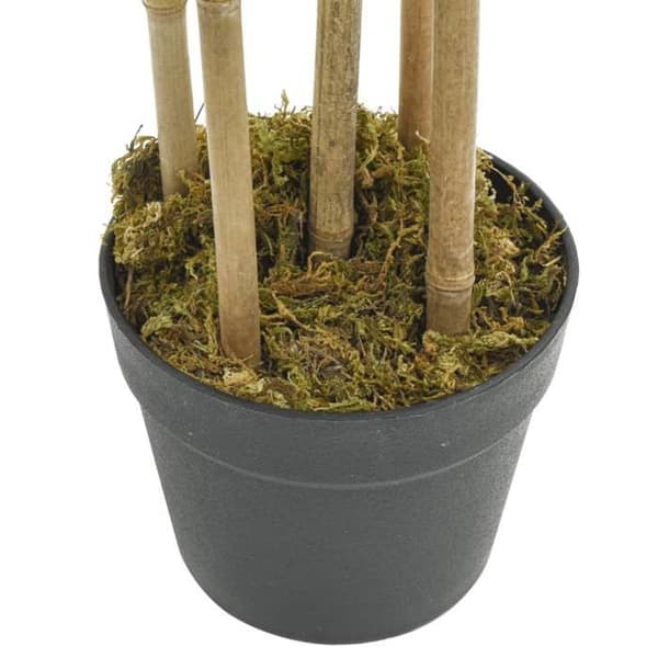 Maison Exclusive - Konstgjord bambu 730 blad 120 cm grön