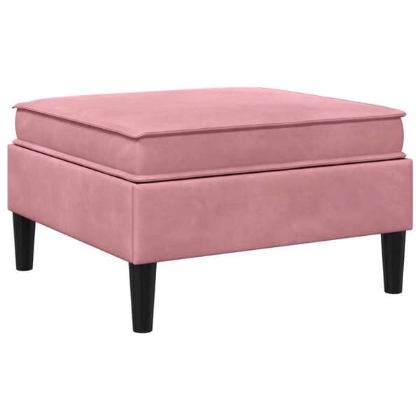 Maison Exclusive - Puff med Opbevaring Rosa Velour