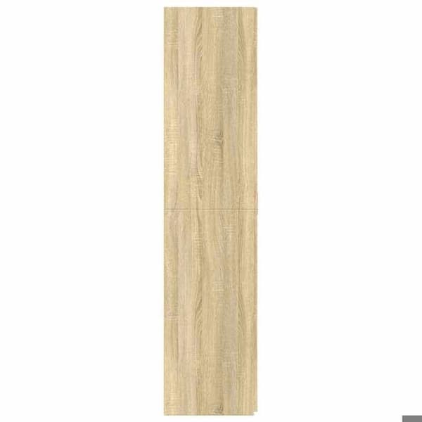 Maison Exclusive - Buffé hög ek sonoma 70x42,5x185 cm ingenjörsträ