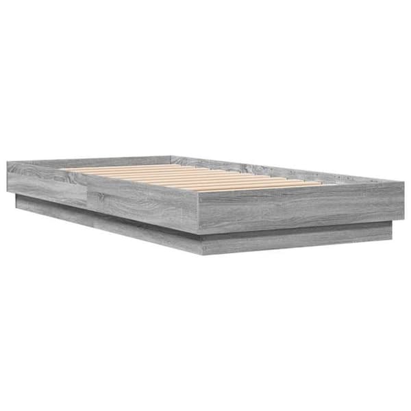 Maison Exclusive - Sengestel uden madras sonoma grå 75x190 cm