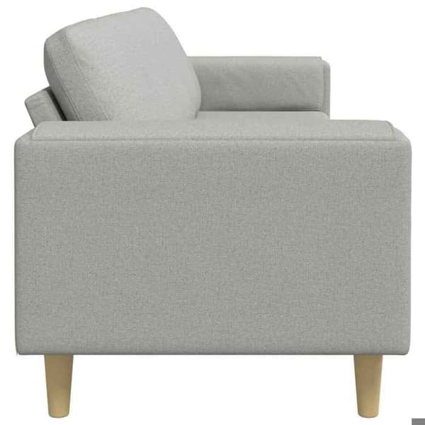 Soffa - MAISON EXCLUSIVE - Maison Exclusive - Grå moln - 250 x 77 x 76 cm - Andningsbart polyesteröverdrag Molngrå