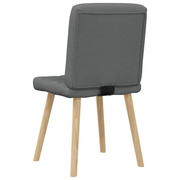 Maison Exclusive - Matstolar set om 2 mörkgrå tyg