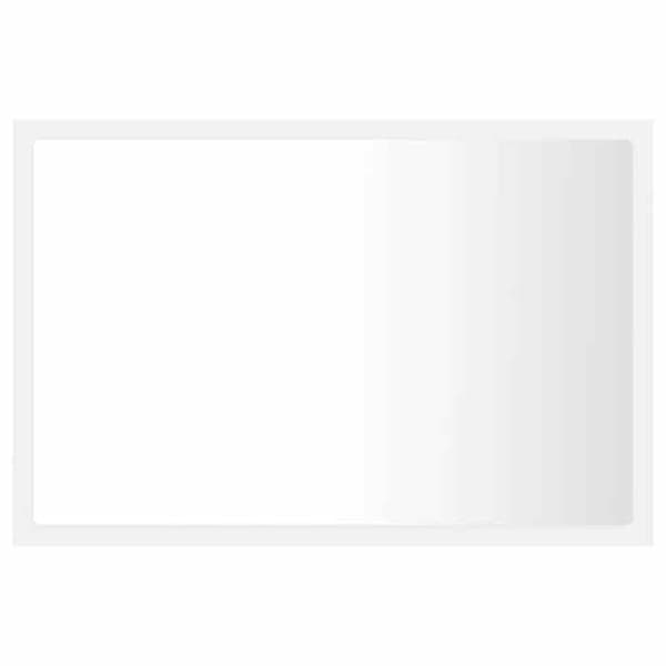 Maison Exclusive - Badrumsspegel med LED Vit 60x8,5x37 cm Akryl