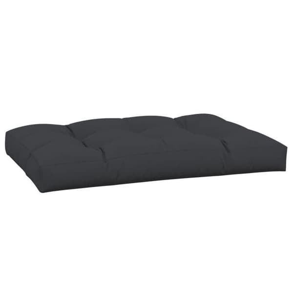 Pallepude - MAISON EXCLUSIVE - 120x80x12 cm - Sort - Holdbart polyester - Fyld af hulfiber Svart