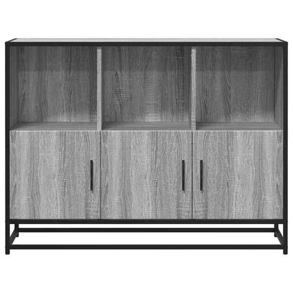 Maison Exclusive - Buffet sonoma grå 100x35x76 cm ingeniørtræ
