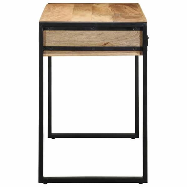 Maison Exclusive - Kontor 100x50x75 cm massiv rå mango træ