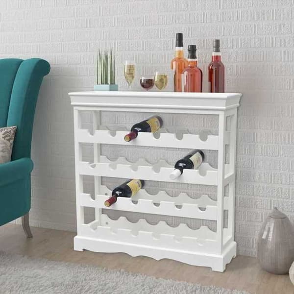 Maison Exclusive - Vinflaskskåp Abreu Blanc Vit