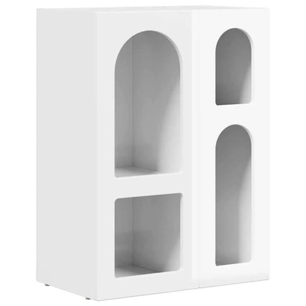 Maison Exclusive - Buffet ELST Hvid blank 59 x 35 x 80,5 cm Ingeniørtræ Strålande vit