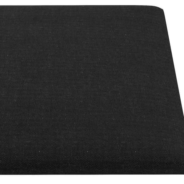 Maison Exclusive - Væghovedgærde 12 stk 60 x 30 cm Sort stof