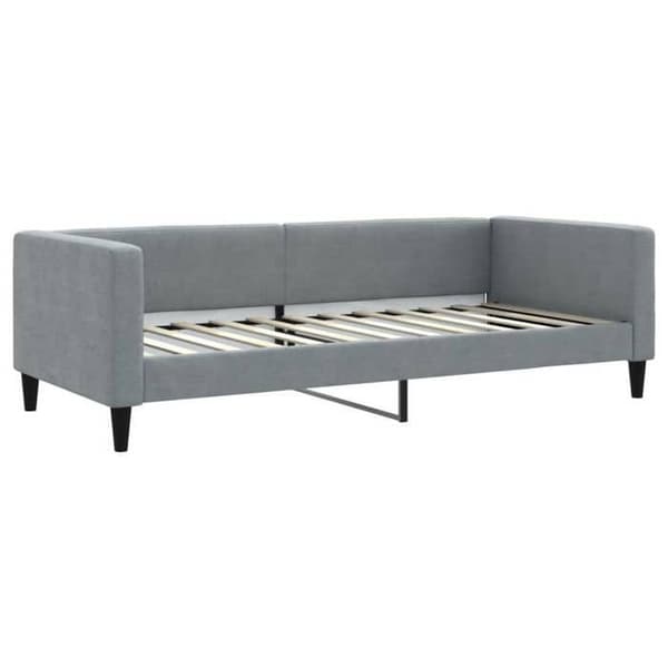 Maison Exclusive - Sengebund uden madras lys grå 90x200 cm stof