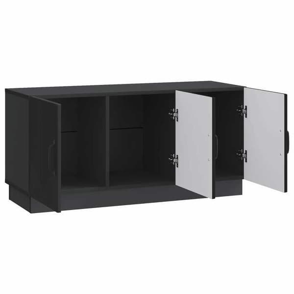 Maison Exclusive - TV-møbel Sort 99 x 34,5 x 47 cm Ingeniørtræ