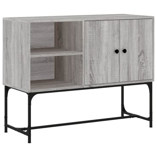 Maison Exclusive - Buffé Sonoma grå 100x40x79,5 cm ingenjörsträ