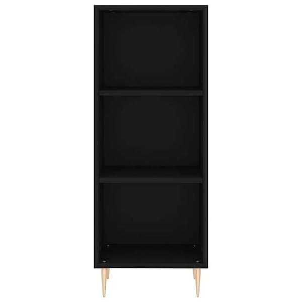 Maison Exclusive - Sort buffet 34,5x32,5x90 cm ingeniørtræ Svart