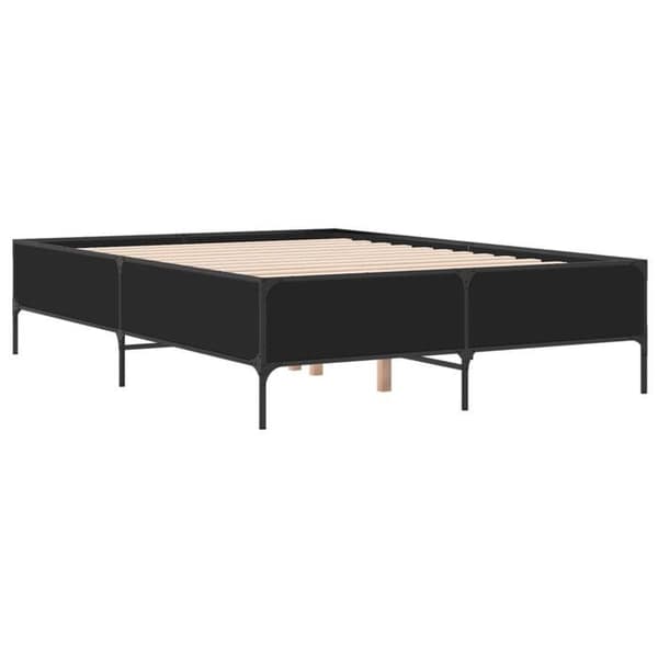 Maison Exclusive - Sengestel uden madras sort 120x190 cm