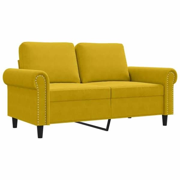 Maison Exclusive - Soffa 2-sits Gul 120 cm Sammet