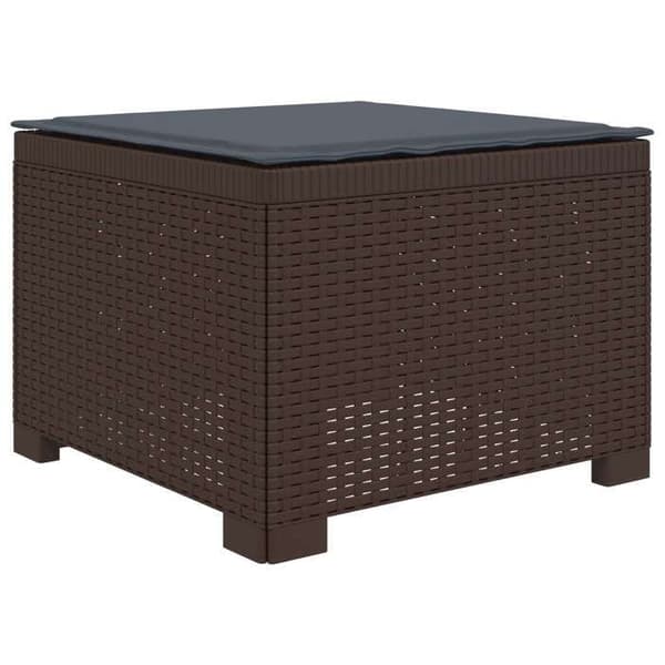 Havemøbel - EKSKLUSIVT HUS - Poly rattan - 4 pladser - Brun - Vejrbestandig brun
