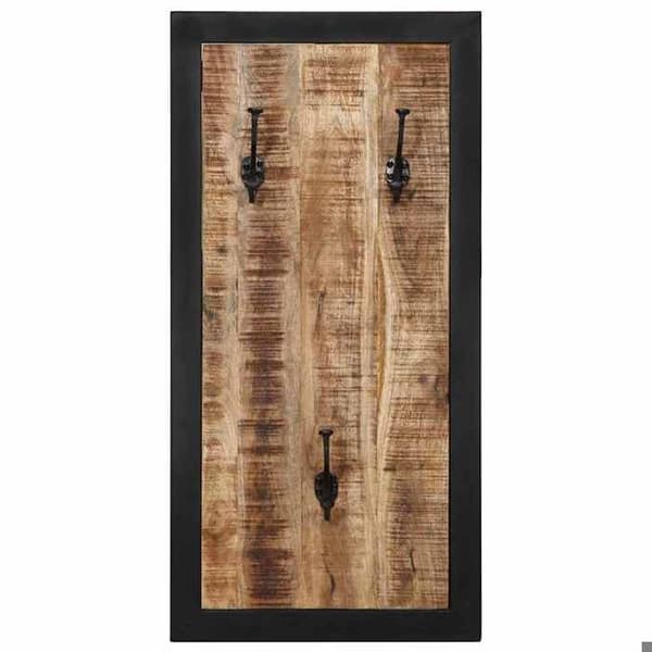 Maison Exclusive - Takki teline 40x2x80 cm raaka mangopuu