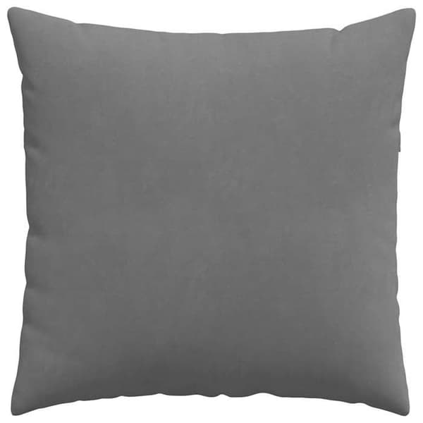 Sofa puder - EKSKLUSIV HUS - 60 x 60 cm - Mørkegrå - Sæt med 2 stk. - Lynlås betræk Mörkgrå