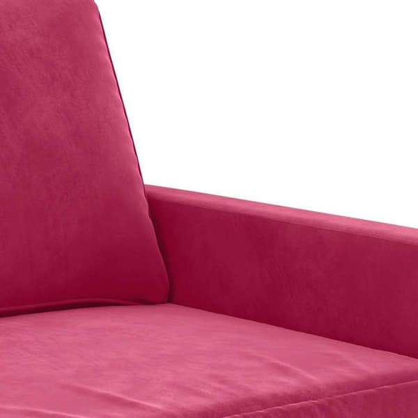 Maison Exclusive - 2-paikkainen sohva Bordeaux-punainen 120 cm Sametti