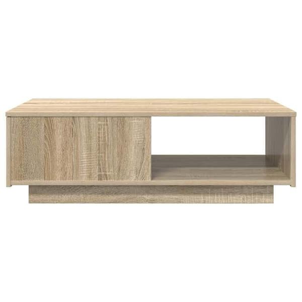 Maison Exclusive - Sofabord Egetræ Sonoma 95 x 55 x 31 cm Ingeniørtræ