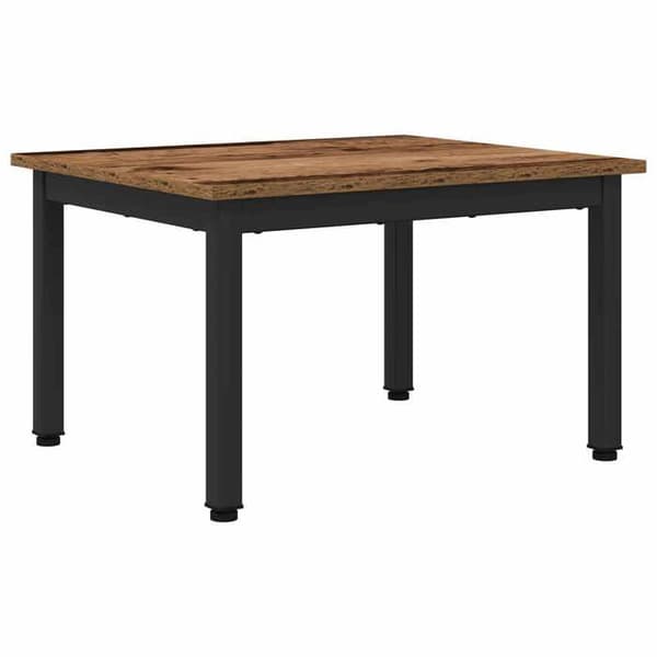 Bord - EKSKLUSIV HUS - 60 x 50 x 36 cm - Ingeniørtræ - Metalben - Moderne rektangulær