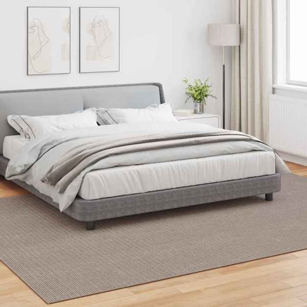 Indendørs tæppe - EKSKLUSIV HUS - LUGO - Polyester - Taupe - 240 x 340 cm Mol